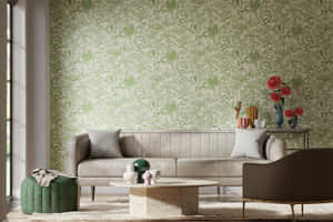 Living Room Cozy Designer Wallpaper