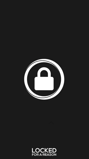 Locked Fingerprint Phone Wallpaper