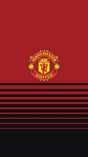 Logo On Top Manchester United Mobile Wallpaper