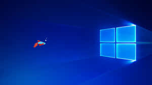 Logo With Fish Design Windows 1 Wallpaper