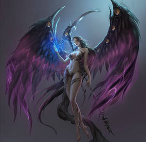 Lol Alecta With Wings Wallpaper