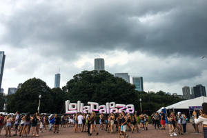 Lollapalooza Cloudy Sky Wallpaper