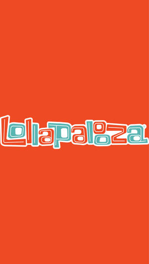 Lollapalooza Orange Logo Wallpaper