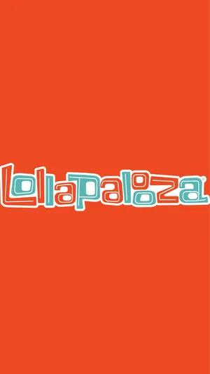 Lollapalooza Orange Logo Wallpaper