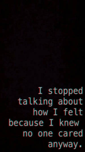 Lonely Quotes Numb Wallpaper