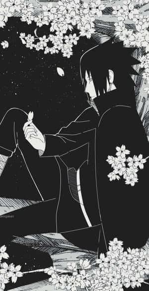 Lonely Sasukeblack Mobile Manga Wallpaper