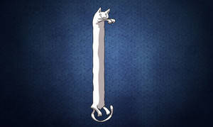 Long Cat Stretching Its Way To Success Wallpaper