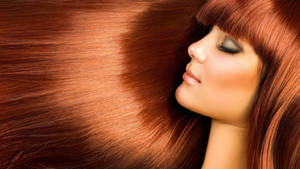 Long Shiny Brown Hair Wallpaper