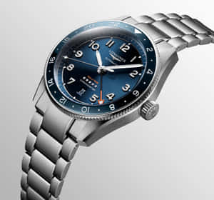 Longines Spirit In Aquamarine Blue Color Wallpaper