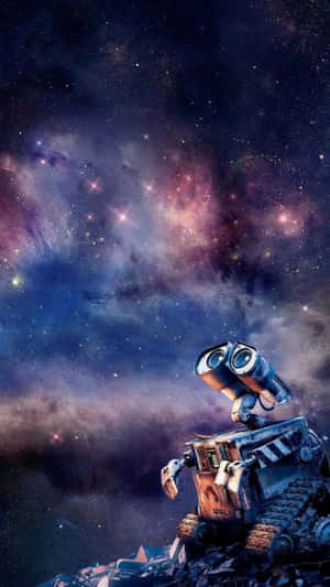 Longing Wall E Iphone Galaxy Stars Wallpaper