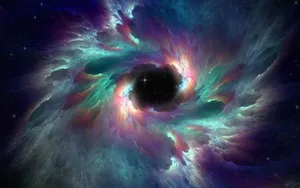 Look At The Mysterious Depths Of The Space Nebula Wallpaper