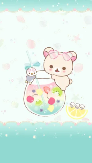 Look At This Adorable Rilakkuma Bear! Wallpaper