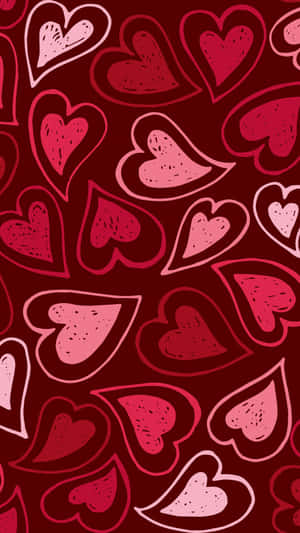 Look No Further - The Cute Red Iphone Is Here! Wallpaper