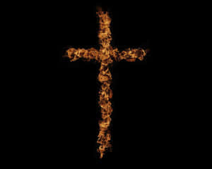 Look To The Cross For Strength Wallpaper