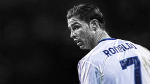 Looking Back Over His Shoulder Cr7 3d Wallpaper