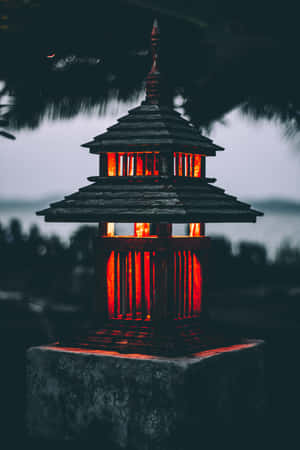 Looking Sleek – Japanese-style Dark Iphone Wallpaper