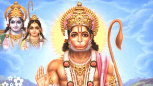 Lord Hanuman Closeup Wallpaper