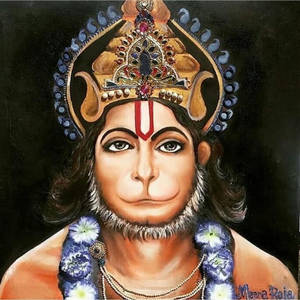 Lord Hanuman Portrait Wallpaper