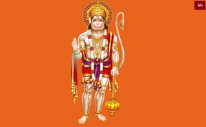 Lord Hanuman Standing In Royal Garments Hd Wallpaper