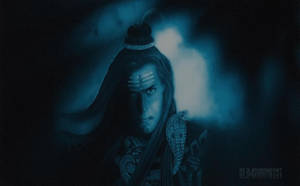 Lord Shiva 4k Blue Wallpaper