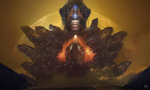 Lord Shiva 4k Gold Background Wallpaper