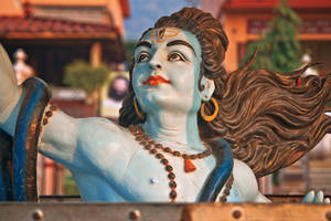 Lord Shiva 8k Half-smiling Wallpaper