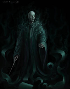 Lord Voldemort Black Spell Wallpaper