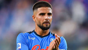 Lorenzo Insigne S.s.c. Napoli Clapping Photography Wallpaper