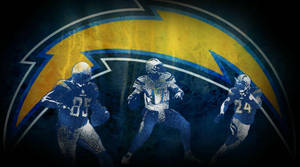 Los Angeles Chargers Logo Digital Fan Art Wallpaper