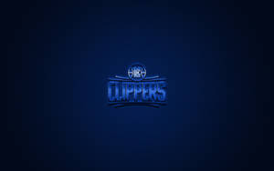 Los Angeles Clippers Blue Carbon Fiber Wallpaper