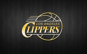 Los Angeles Clippers Golden Logo Wallpaper