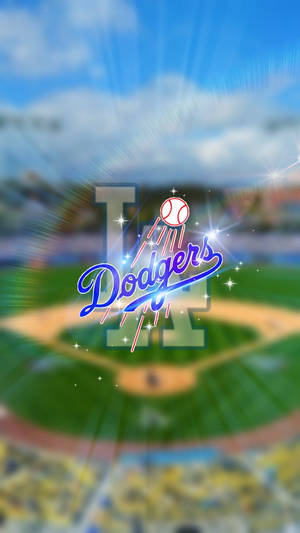 Los Angeles Dodgers Sparkling Logo Wallpaper