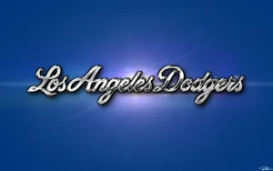 Los Angeles Dodgers Stainless Logo Wallpaper