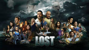 Lost Tv Show Character Collage Wallpaper