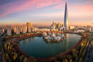 Lotte World Tower South Korea Wallpaper