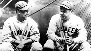 Lou Gehrig And Babe Ruth Wallpaper
