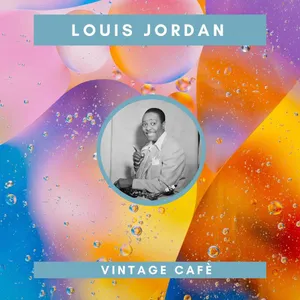 Louis Jordan Vintage Cafe Album Cover Wallpaper