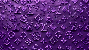 Louis Vuitton Purple Pattern Wallpaper