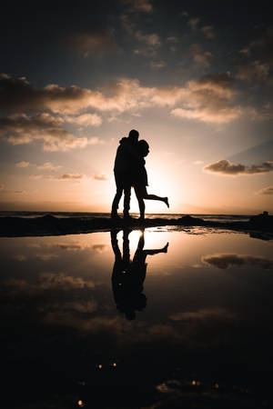 Love Cute Couple Photography Wallpaper