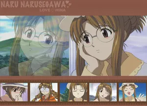 Love Hina Naru Faces Wallpaper