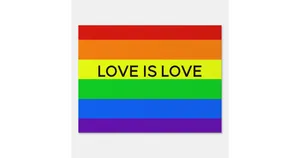 Love Is Love And Pride Flag Wallpaper