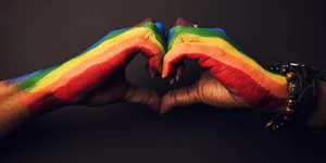 Love Is Love Heart Hand Gesture Wallpaper
