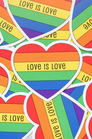 Love Is Love Hearts Wallpaper