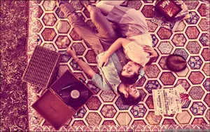 Love Story Of Vintage Lovers Wallpaper