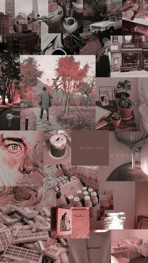 Love The Feeling Of Timeless Vintage Art? Get Creative With This Beautiful Vintage Collage Wallpaper. Wallpaper