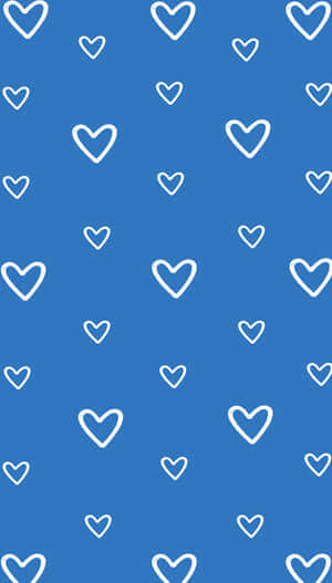 Lovely Blue Heart [wallpaper] Wallpaper