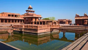 Lovely Position Of Fatehpur Sikri Wallpaper