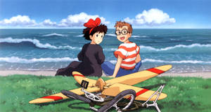 Lovers From Kikis Delivery Service Wallpaper