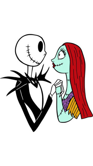 Lovers Jack And Sally Wallpaper