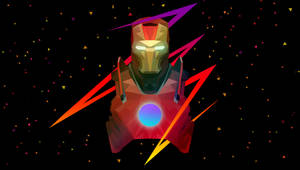 Low Poly Iron Man Wallpaper